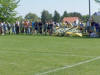 Guter Platz f�r die Fanclubfahne