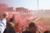 Roter Rauch im Halle-Block