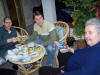 Das B�fett ist er�ffnet, Kaffee an Bord