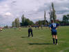 Ball gleich zum Absto� bereit!