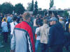 Umlagert weiterhin der Bierstand