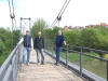 �ber diese Br�cke mussten wir gehen, Marbach ist im Hintergrund
