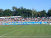 Gro�es Fanbanner an der Gegengerade