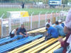 1. Vorsitzender Steffen K. und Trainer Rainer L. antworten den Fans