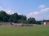 Beide Teams stellen sich vor