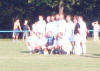 Das erste Teamfoto, allerdings aus 60 m Entfernung...