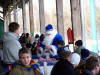 Ganz in Blau - der Weihnachtsmann aus NY