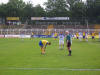 Wim legt sich den Ball zurecht