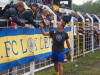 Dirk H�nisch tr�stet die treuen Fans