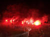 ... eine feurige Bengalo-Show...