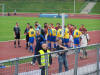 Die Teams vor dem Einlauf