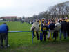 Das Spielfeld kurz vor dem Ansto�