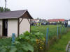 Schrebergarten direkt am Spielfeld