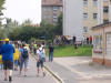 Kurzer Fu�weg zum Stadion - durch die Merkwitzer Stra�e