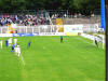 Ren� Heusel l�uft zum Elfmeter an - das 8:1 f�llig