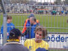 Sven Dobiasch und Sven Hellmund sprechen mit den Fans
