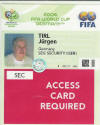 Die All Zone-Card f�r die WM