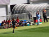 Noch ist Naunhof guter Dinge, rechts Trainer Klaus Havenstein