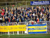 Blaugelb im Geradenblock