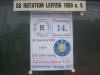 Heutiges Spielplakat, sp�ter wurde aufs n�chste Spiel gg. Naunhof umgestellt