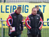 Sermuth-Trainer Matthias "Linde" Lindner mit seinem Co.