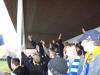 Dauerpower unterm Trib�nendach von den Ultrafans