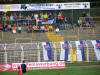 Die G�stefans zeigen Flagge, am und im Block!