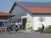 Am Mitteleingang, nach rechts gehts f�r die Tresenwald-Fans