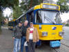 Das Tagesziel Taucha ist erreicht - dank Tram 13