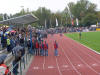Von hier aus sahen die rund 150 Taucha-Fans das Spiel