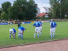 Die Blauwei�en freuen sich aufs Spiel