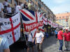 Fahnenparade der Engl�nder in der N�rnberger City