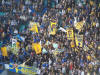 Fahnenschwenken der Ultras
