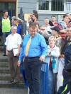 Der Cheffe ganz in blaugelb