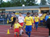 Manuel Starke f�hrt das Team auf den Platz