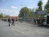 geordneter Einla� am Fanblock