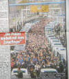 Polizeischutz f�r die LOK-Fans - total, maximal, irreal!