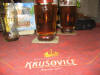 Tischdecken sind auch vom Biersponsor