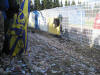 Schnipselteppich im Fanblock