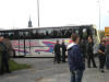 Der Ausweich-Fanbus aus Eilenburg ist startklar f�r die R�ckfahrt