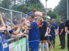 S. Hellmund, J. Evers, K. Riena� und R. Schreiber beim Abklatschen