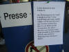 Sitzen ist f�r den A... - gilt heute auch f�r die Presse!