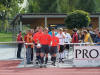 Das unr�hmliche "Gespann" f�hrt die Teams aufs Feld