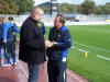 W�nschen sich ein gutes Spiel: S. Kubald und R. Lisiewicz
