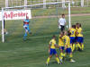 Riesenjubel �ber das 1:0 von T. Kind