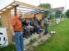 Die G�stebank, mit dem Ehrencoach...