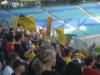 Doppelhalter-Begrung im Fanblock D