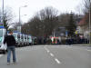 Wieder ein Riesenaufgebot an Polizei