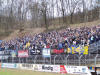 Blick auf die LOK-Fans auf der Gegengerade