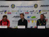 Die Trainer bei der Pressekonferenz
